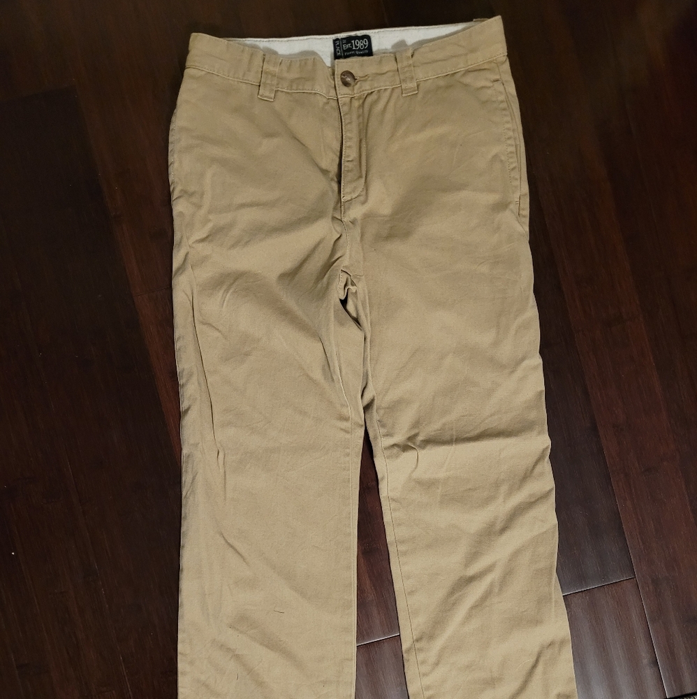 1989 Place Flat Front Khakis